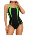 Women One Piece Athletic Swimsuit Competition Bathing Suit Lap Swimming Green $20.29 Others